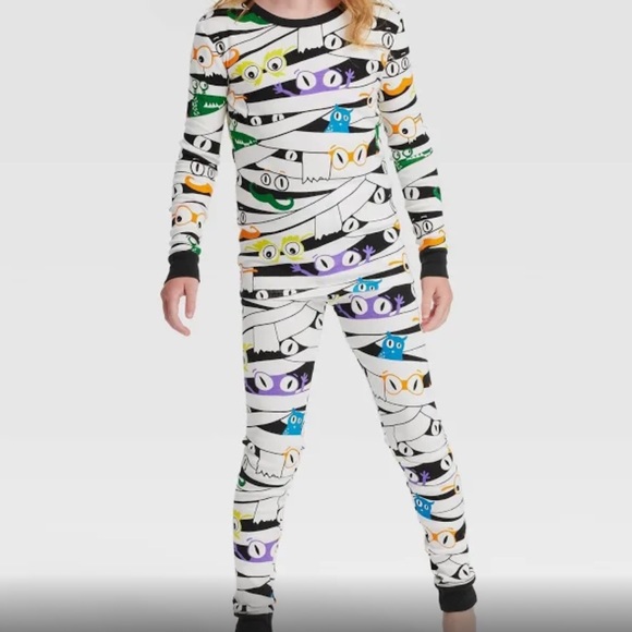 Hyde & Eek Glow in the Dark Mummy Pajamas - Size 14 - Picture 5 of 8